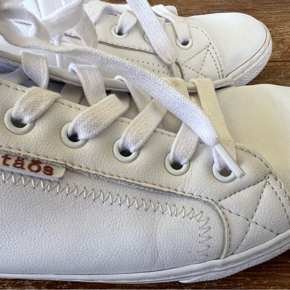Taos Retro Star White Women’s Sneakers Low Top Size 10 - Picture 6 of 15